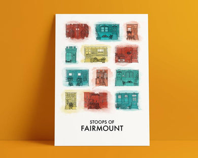 ArtByAliciaL Stoops of Fairmount Color Poster