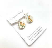 As The Crow Flies & Co Round China Earrings