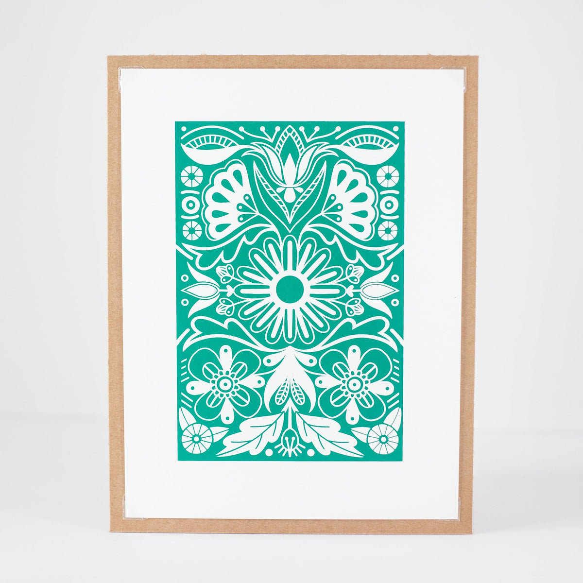 アート　PRETTY GREEN Prints 「Pocket Full」 Trendy Green Indie Y2K Flowers Pattern