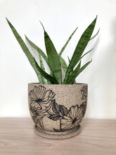 Rider Ceramics 6.5" Floral Planter