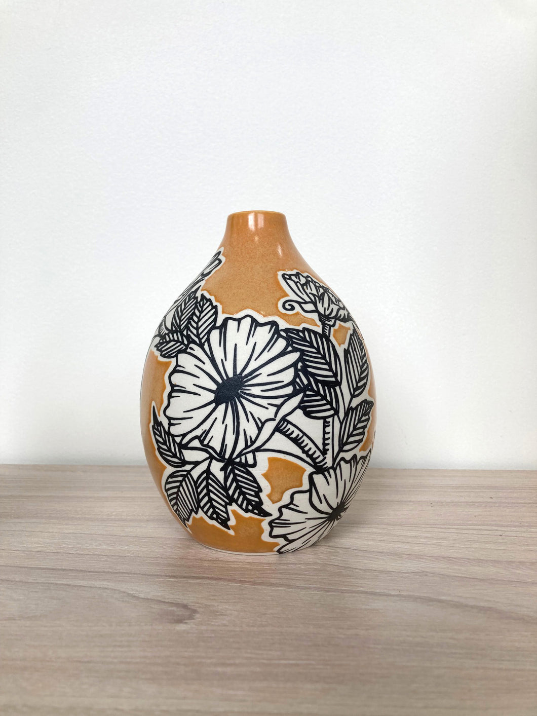 Rider Ceramics Floral Bud Vase