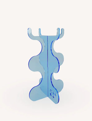 Moodio Waves Plant Stand in Ice Blue