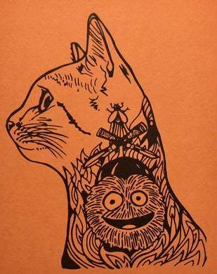 The 50/50 Company Gritty Kitty Print