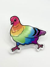 Sophie Margot Art Pride Pigeon Pin