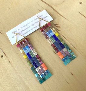 Loominous Design Long Tila Earrings