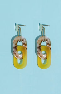 Sunny Side Drop Dead Tortoise Earring