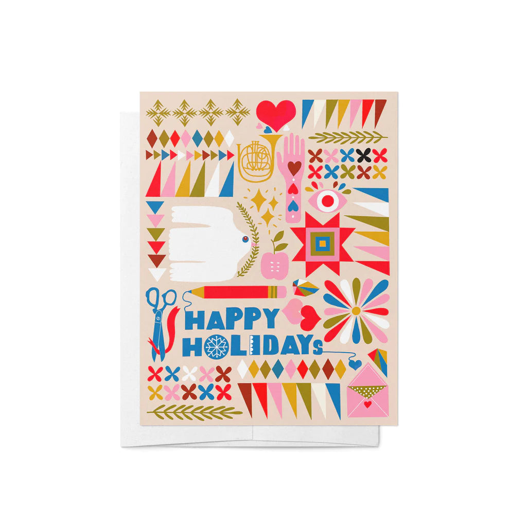 Lisa Congdon Happy Holidays Card Set