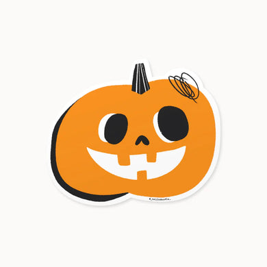 Hello Doodle Pumpkin Sticker