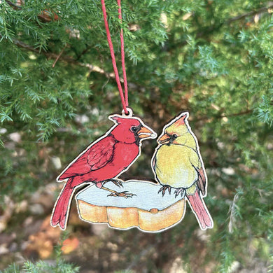 Sarah Draws Things Cardinal Tastykake Ornament