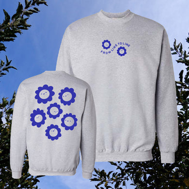 fromlinetoline Flower Party Sweatshirt