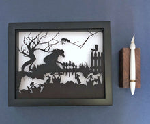 Squirrel Tacos "The Race To Harvest" Framed Paper Cut