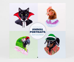 Berkley Illustration's Animal Portraits 2024 Calendar
