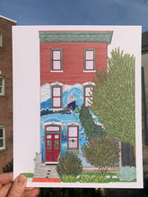 Art by Alicia West Philly Mural Print