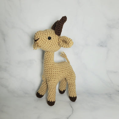BeeHandmade Crocheted Goat Plush