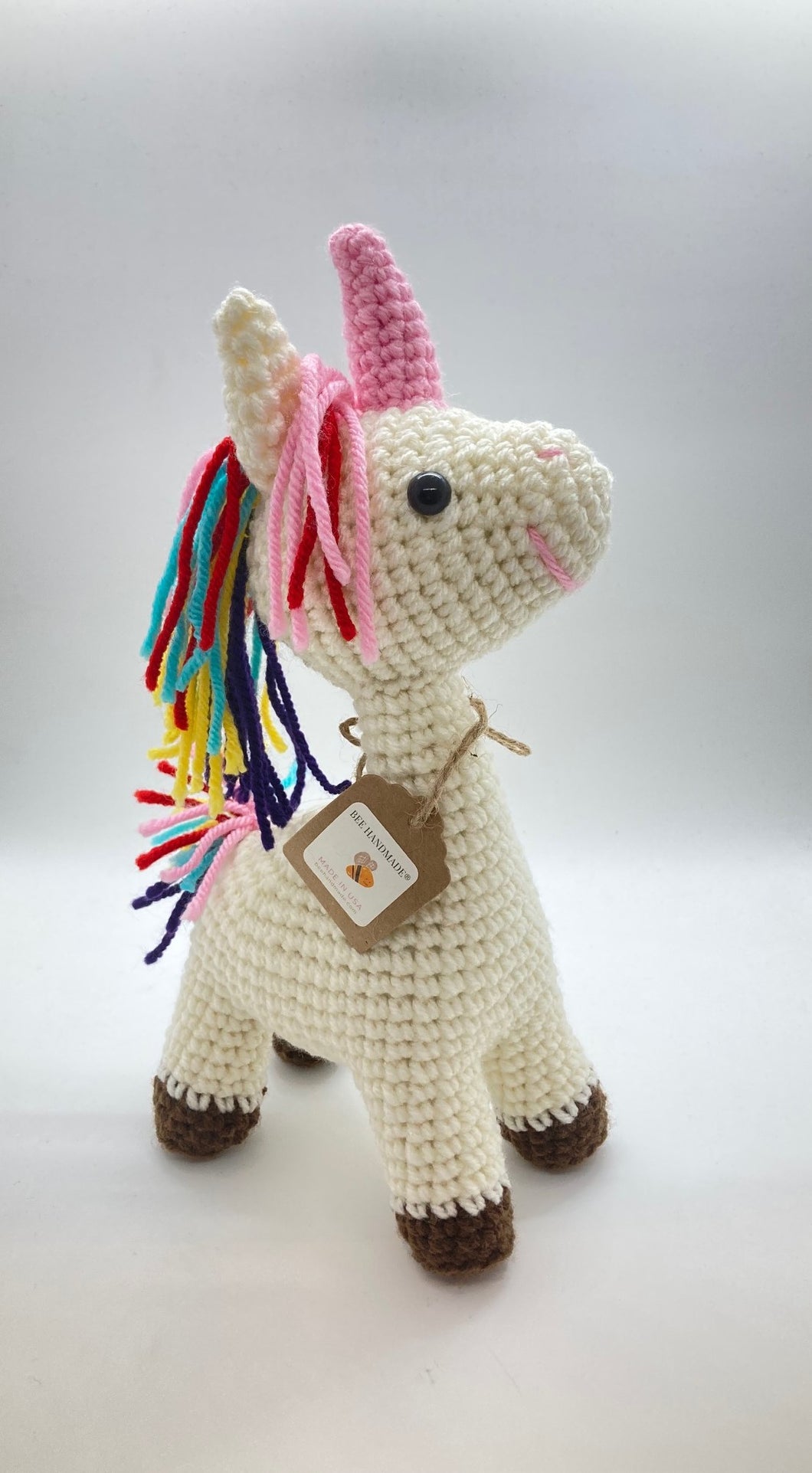 BeeHandmade Crocheted Unicorn Plush