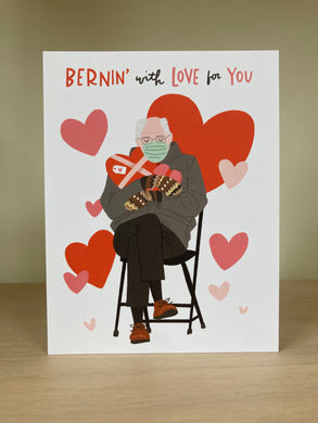 Hello Doodle Bernin with Love for You Card