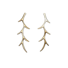 Carolyn Keys Branch Stud Long Brass