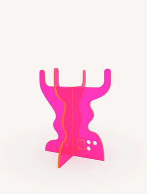 Moodio Canyon Plant Stand in Neon Pink
