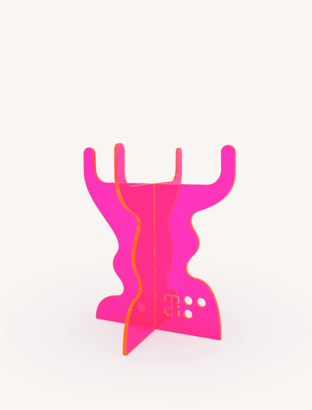 Moodio Canyon Plant Stand in Neon Pink