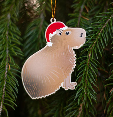 Exit343 Wood Ornament Capybara