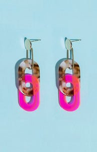 Sunny Side Drop Dead Tortoise Earring