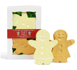 Twee Gingerbread Women Chalk