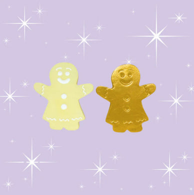 Twee Gingerbread Women Chalk