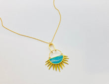 Muro Jewelry Full of Hope Sun Rays Half Moon Necklace