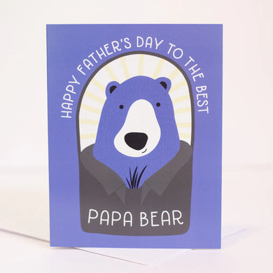 exit343design Papa Bear Card