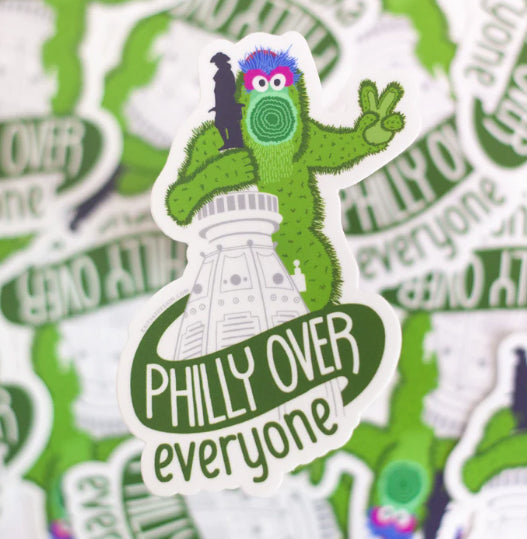 Exit343Design Philly Over Everyone Sticker