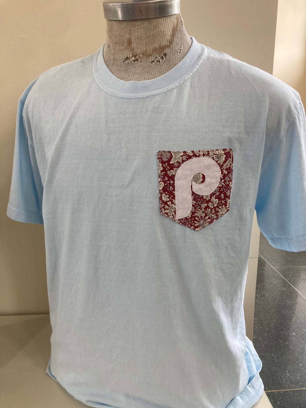 Zipped & Printed Phillies Pocket Tee