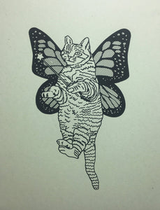 The 50/50 Company Fairy Cat Print