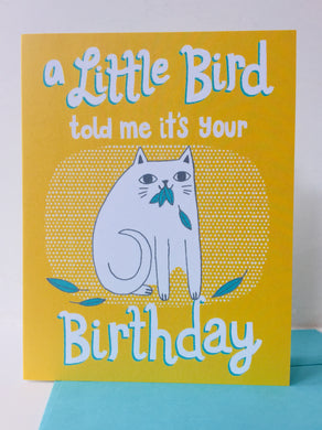 Allison Cole Little Bird Birthday Card