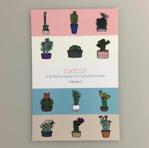 AH HA Brands Catcus Postcard 12-Pack