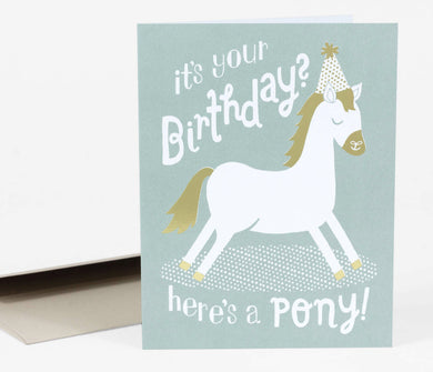 Allison Cole Birthday Pony Card
