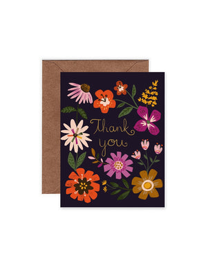 Anchor & Spruce Floral Thank You Card