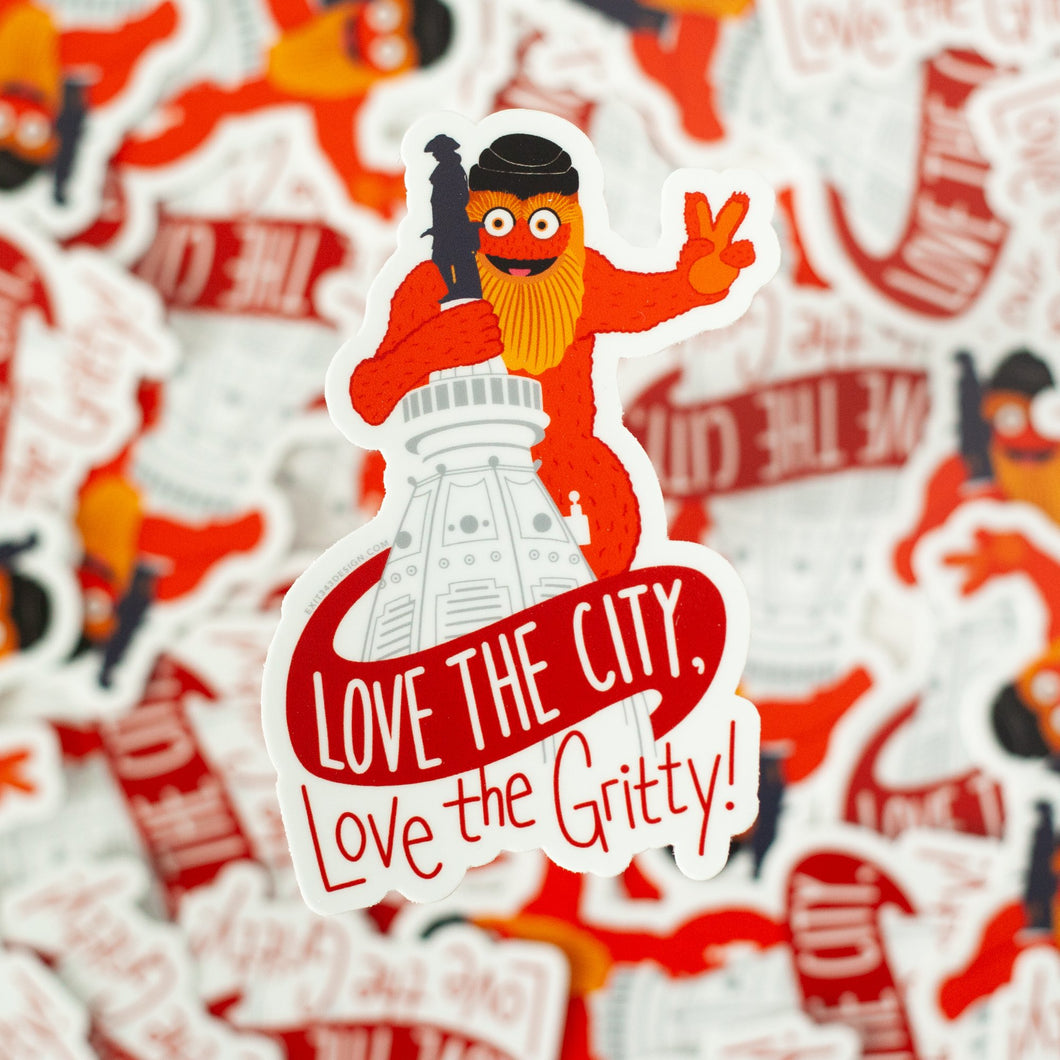 Exit343Designs Gritty Love The City Sticker