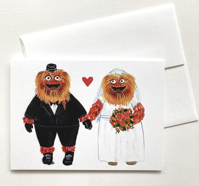 Kimmy Makes Things Gritty Wedding Card