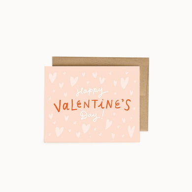 Hello Doodle Happy Valentine's Day Card