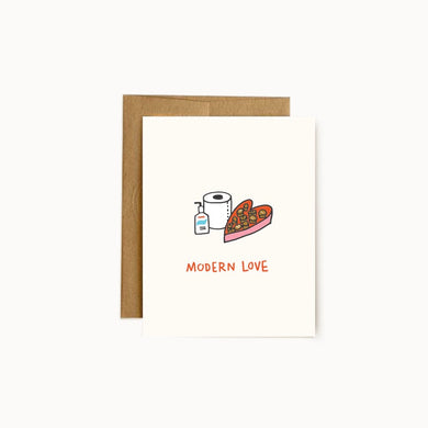 Hello Doodle Modern Love Card