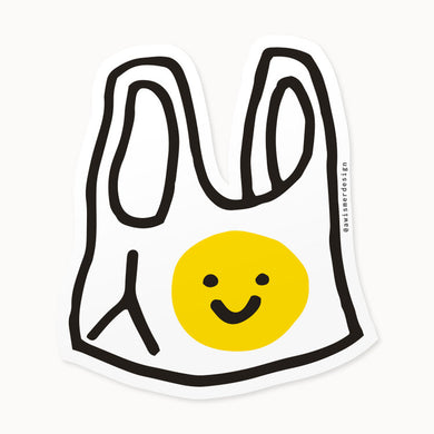 Hello Doodle Smiley Bag Sticker