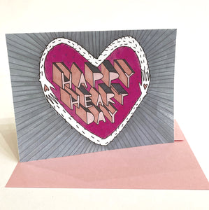 Lauren Klick Happy Heart Day Card