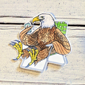 Sarah Ryan Eagle Tailgate Sticker