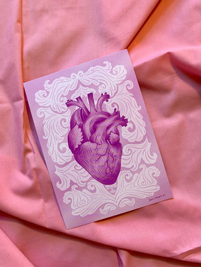 Sophie Margot Art Anatomical Heart Print