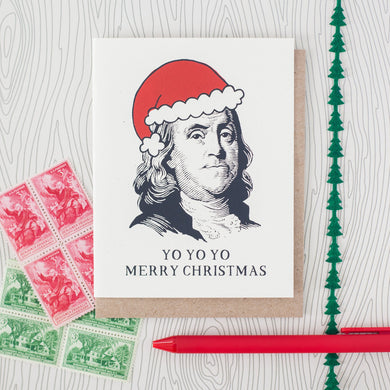 exit343design Yo Yo Yo Merry Christmas Card