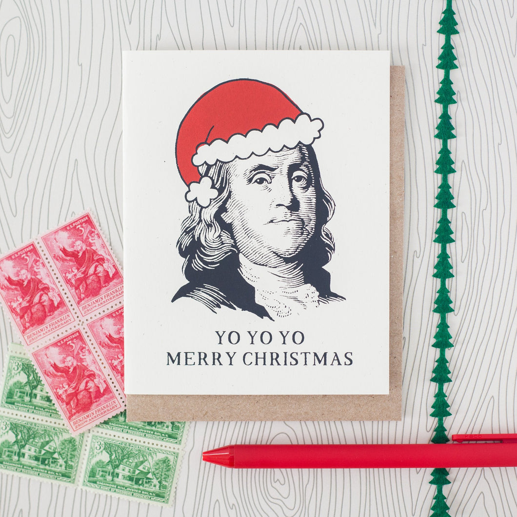 exit343design Yo Yo Yo Merry Christmas Card