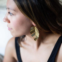 Carolyn Keys Oma Earrings Brass