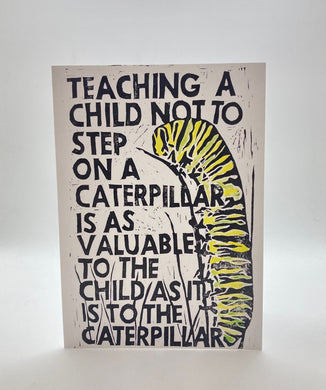 Amy Rice Teaching Caterpillar Card