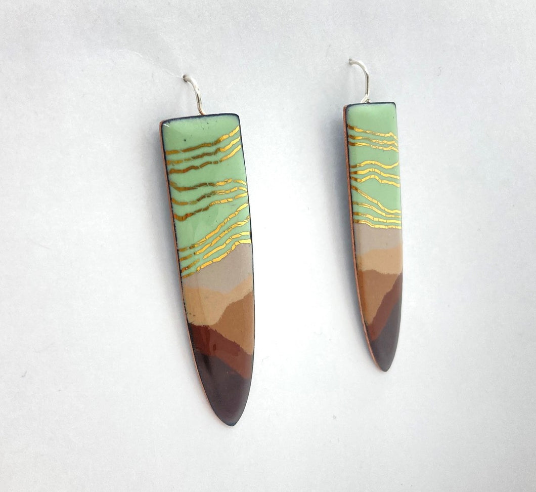 Echo Metals Desert Drop Earrings