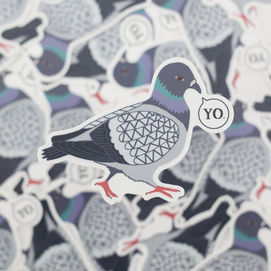 exit343design Philly Pigeon Sticker